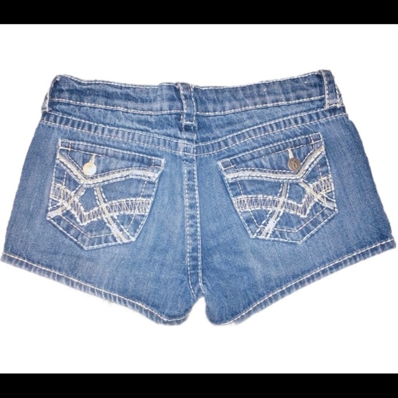 DECREE Medium Blue Denim Shorts Size 5 - Picture 2 of 2